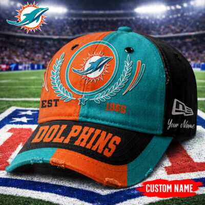 Miami Dolphins | Premium NFL Split Color New Era Cap