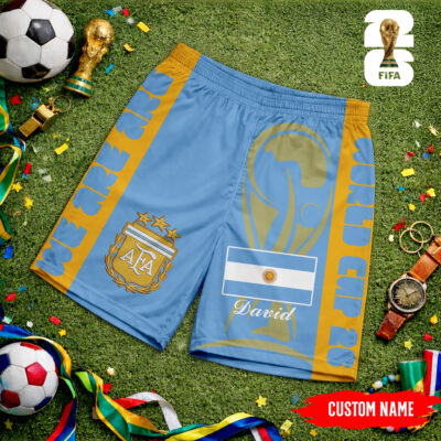 Argentina | Premium WC26 FIFA World Cup 26 Personalized Shorts