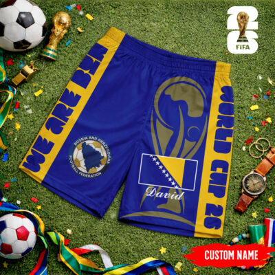 Bosnia and Herzegovina | Premium WC26 FIFA World Cup 26 Personalized Shorts - S