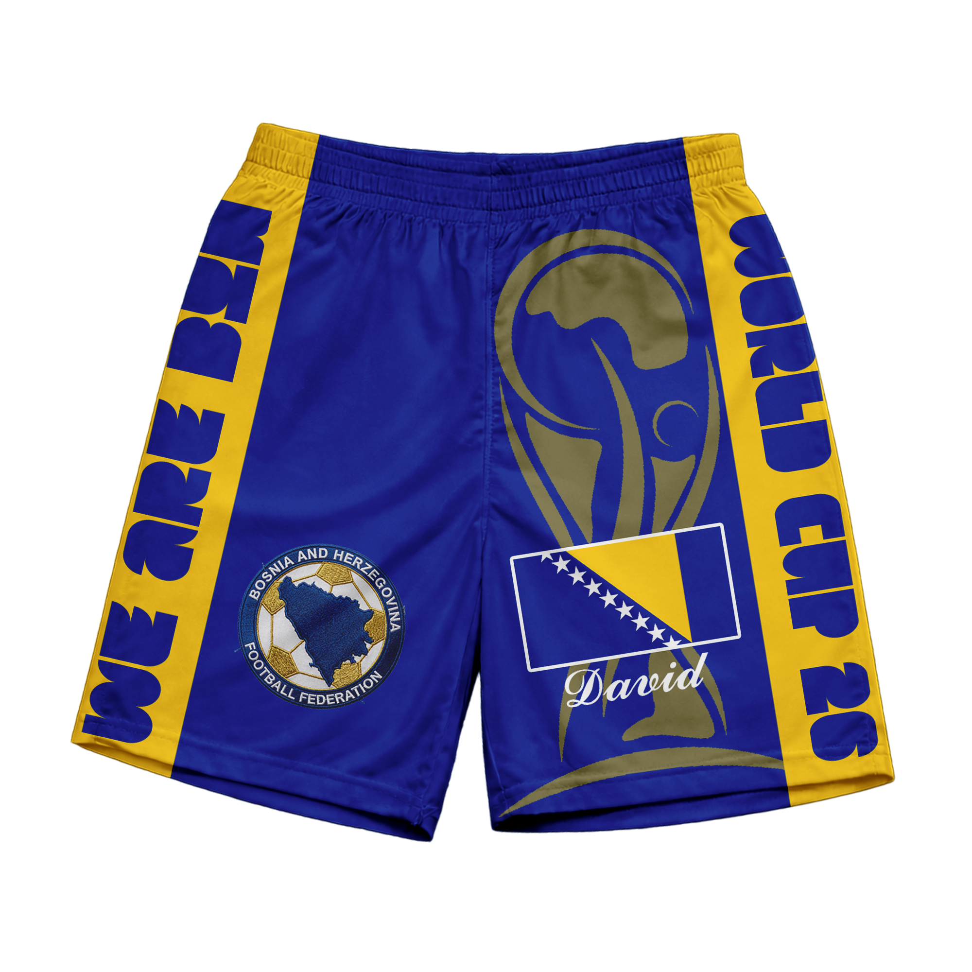 Bosnia and Herzegovina | Premium WC26 FIFA World Cup 26 Personalized Shorts - Image 2