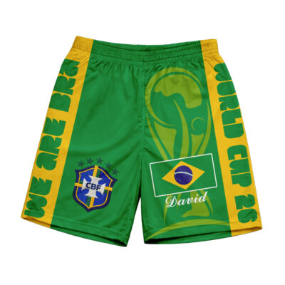 Alternative view of Brazil | Premium WC26 FIFA World Cup 26 Personalized Shorts