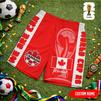 Canada | Premium WC26 FIFA World Cup 26 Personalized Shorts - XL