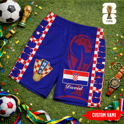 Croatia | Premium WC26 FIFA World Cup 26 Personalized Shorts