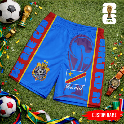 Dr Congo | Premium WC26 FIFA World Cup 26 Personalized Shorts