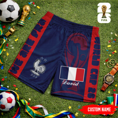 France | Premium WC26 FIFA World Cup 26 Personalized Shorts