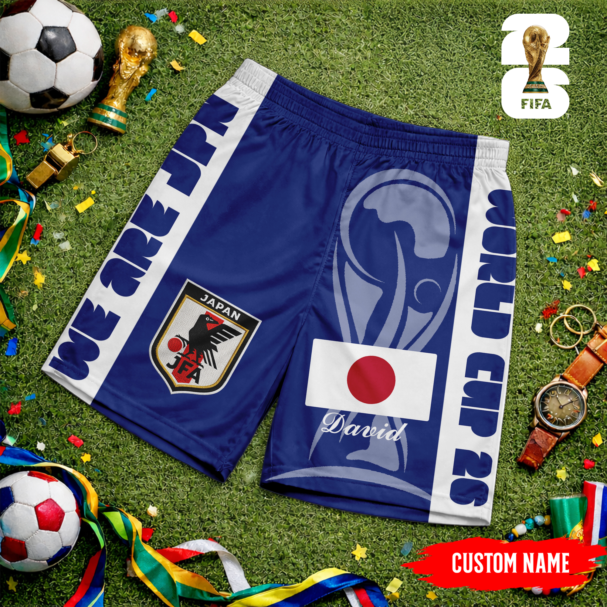 Japan | Premium WC26 FIFA World Cup 26 Personalized Shorts