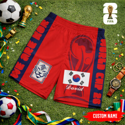 Korea Republic | Premium WC26 FIFA World Cup 26 Personalized Shorts