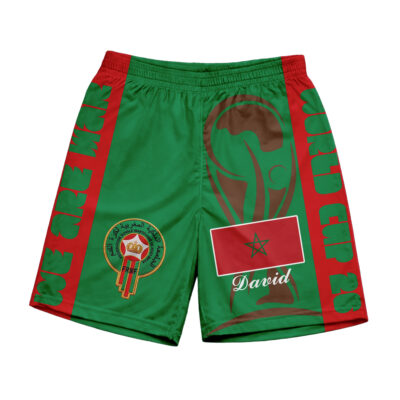 Alternative view of Morocco | Premium WC26 FIFA World Cup 26 Personalized Shorts