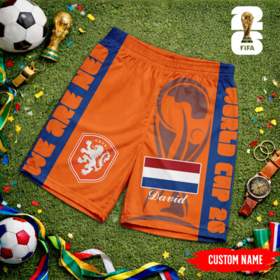 Netherlands | Premium WC26 FIFA World Cup 26 Personalized Shorts