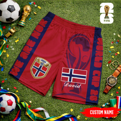 Norway | Premium WC26 FIFA World Cup 26 Personalized Shorts - 4XL