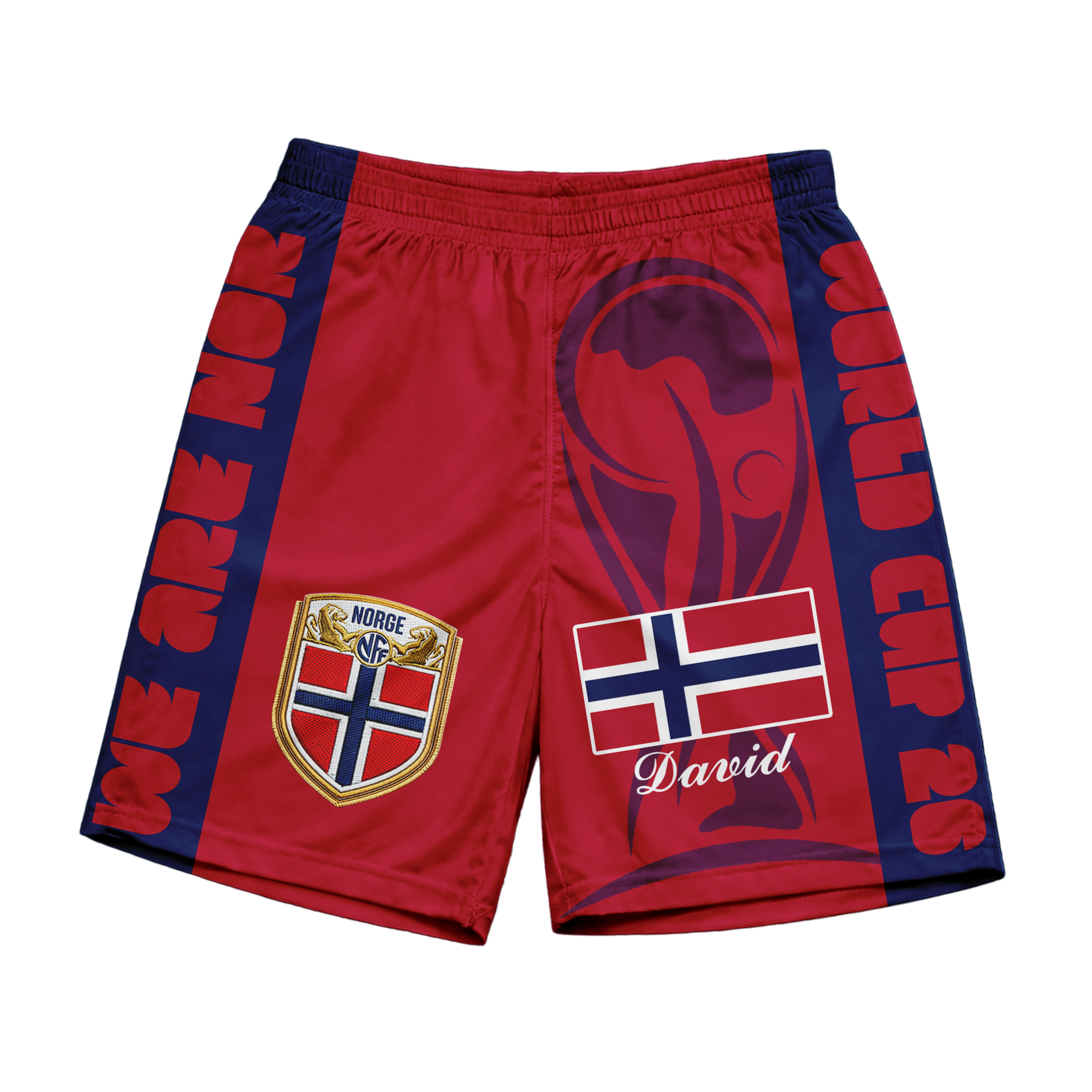 Norway | Premium WC26 FIFA World Cup 26 Personalized Shorts - Image 2