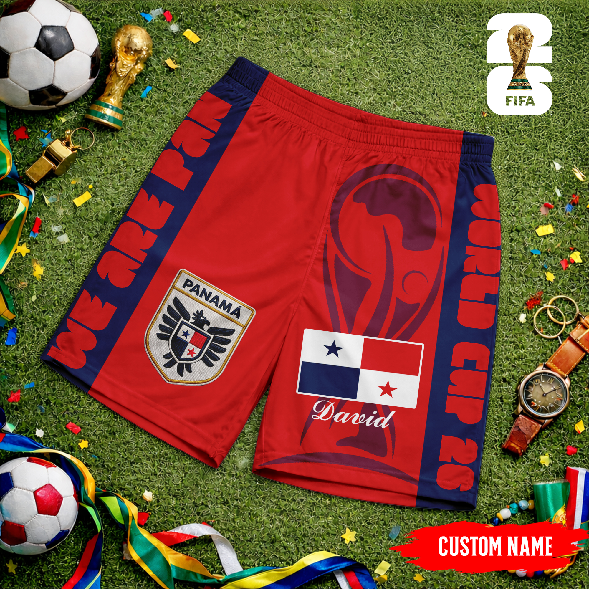 Panama | Premium WC26 FIFA World Cup 26 Personalized Shorts