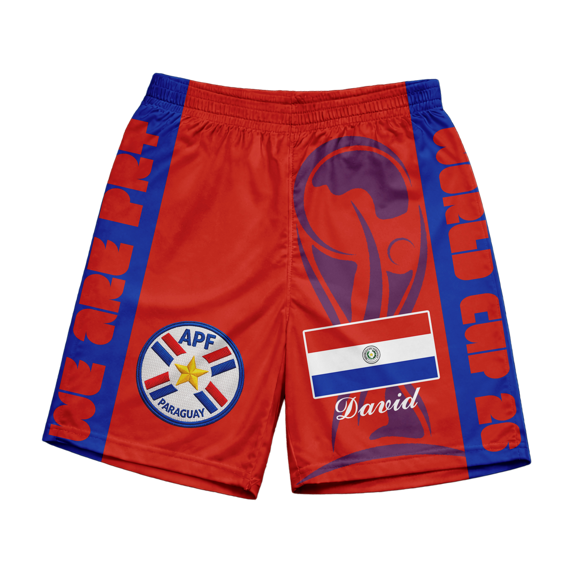 Paraguay | Premium WC26 FIFA World Cup 26 Personalized Shorts - Image 2