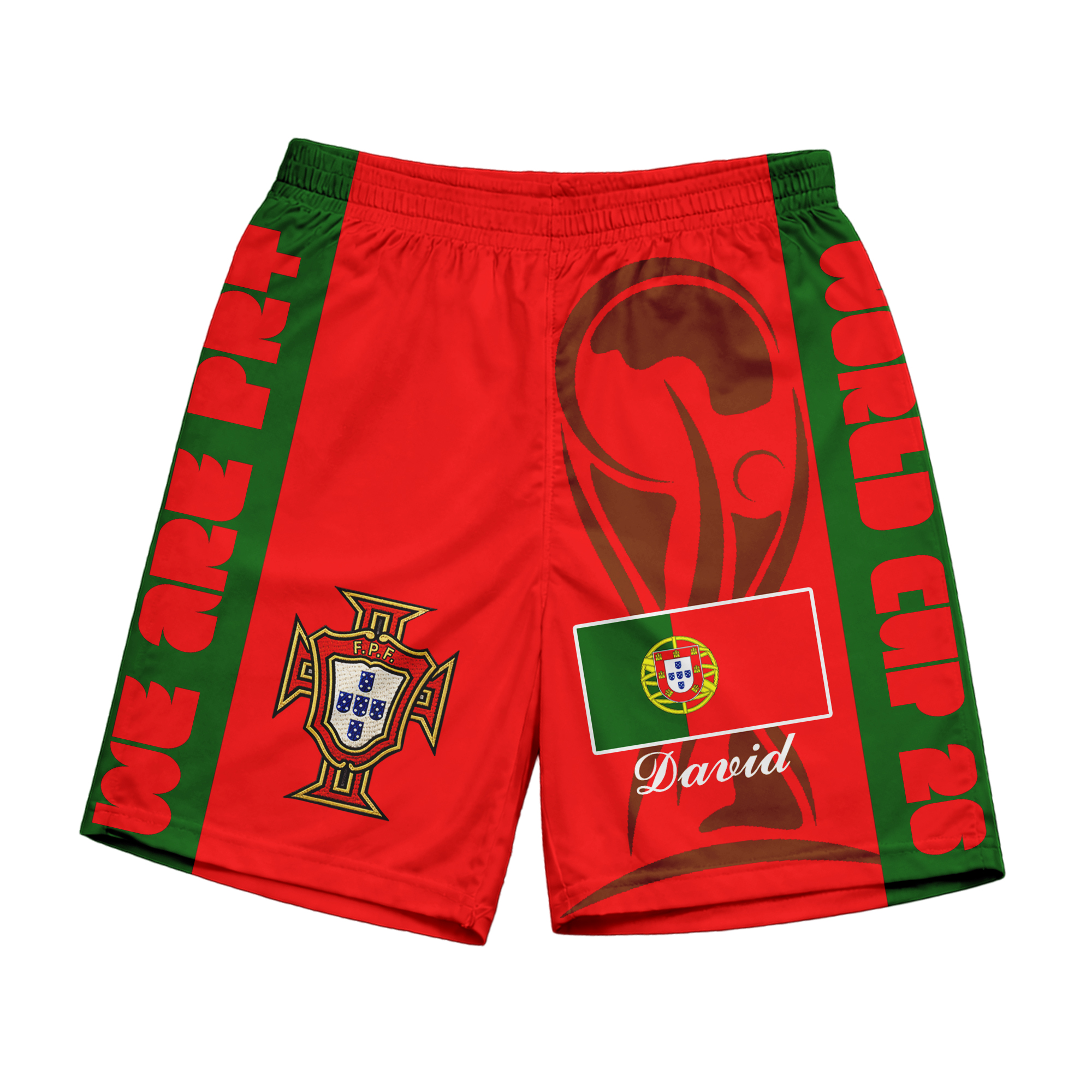 Portugal | Premium WC26 FIFA World Cup 26 Personalized Shorts - Image 2