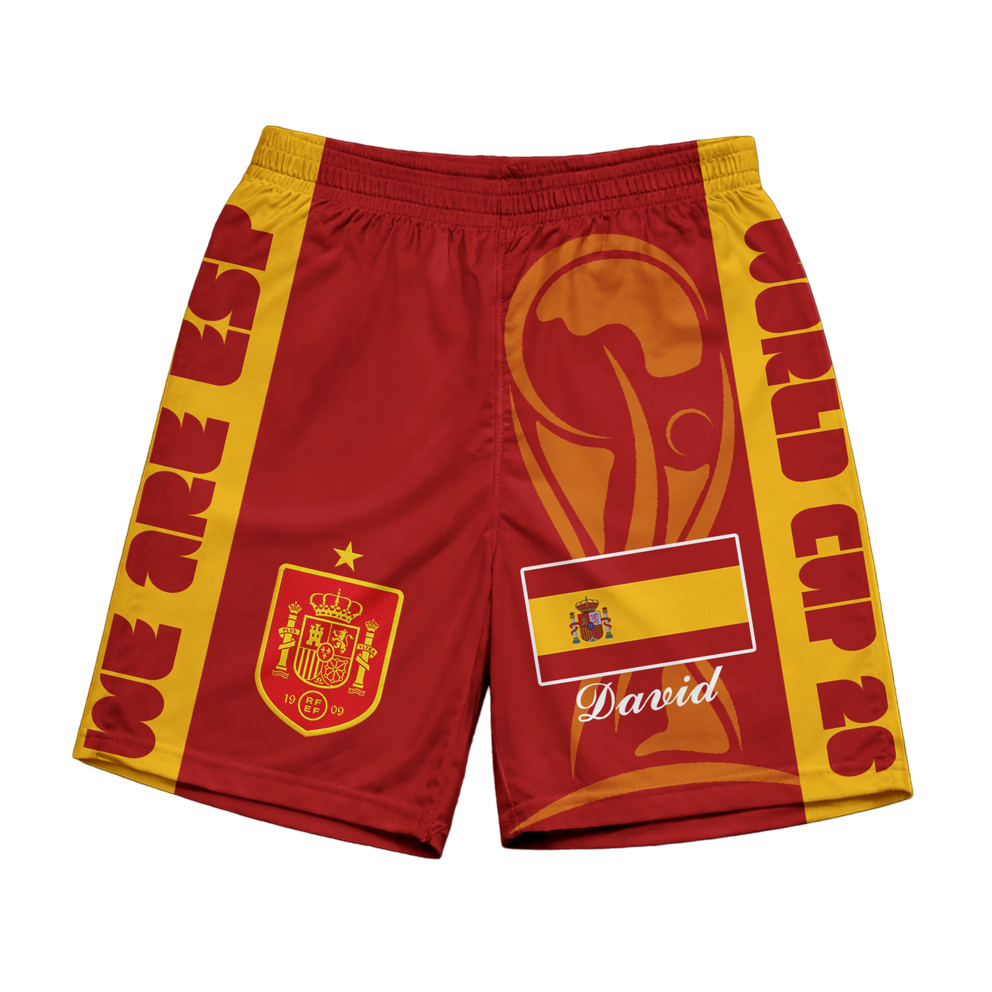 Spain | Premium WC26 FIFA World Cup 26 Personalized Shorts - Image 2