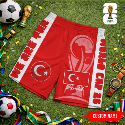 Turkey | Premium WC26 FIFA World Cup 26 Personalized Shorts - L