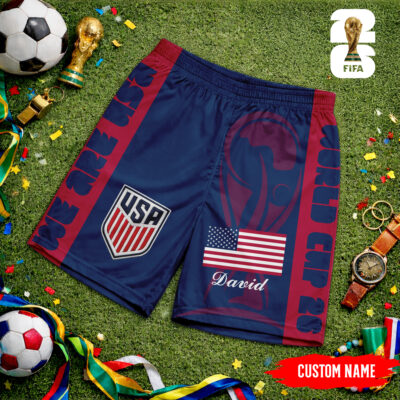 United States | Premium WC26 FIFA World Cup 26 Personalized Shorts - 3XL