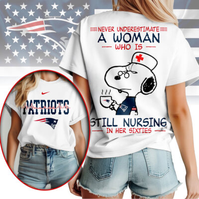 New England Patriots | Premium NFL Never Underestimate A Nurse Women Shirt