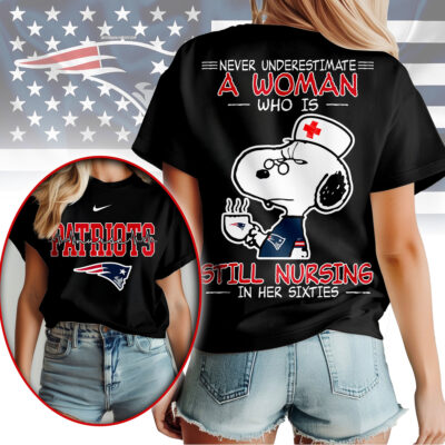 New England Patriots | Premium NFL Never Underestimate A Nurse Women Shirt