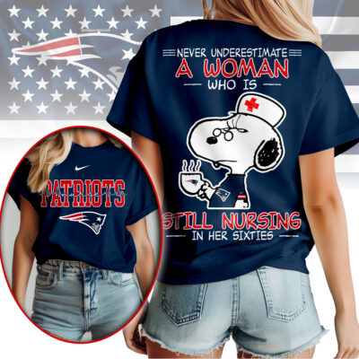 New England Patriots | Premium NFL Never Underestimate A Nurse Women Shirt