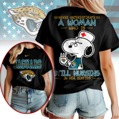 Jacksonville Jaguars | Premium NFL Never Underestimate A Nurse Women Shirt