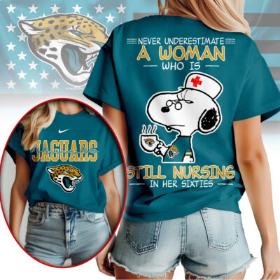 Jacksonville Jaguars | Premium NFL Never Underestimate A Nurse Women Shirt