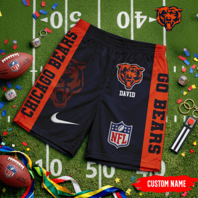 Chicago Bears | Premium NFL Game Day Personalized Shorts - S