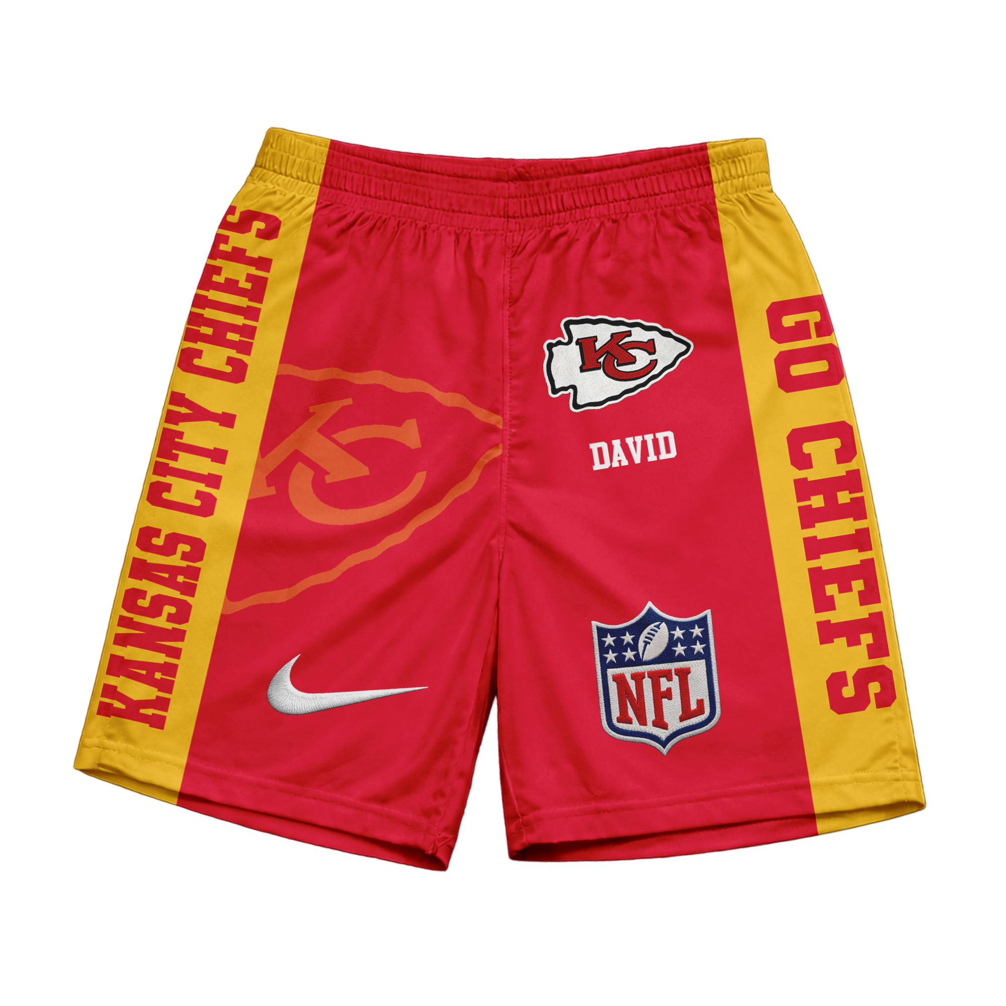 Kansas City Chiefs | Premium NFL Game Day Personalized Shorts - Image 2
