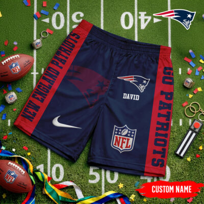 New England Patriots | Premium NFL Game Day Personalized Shorts - S