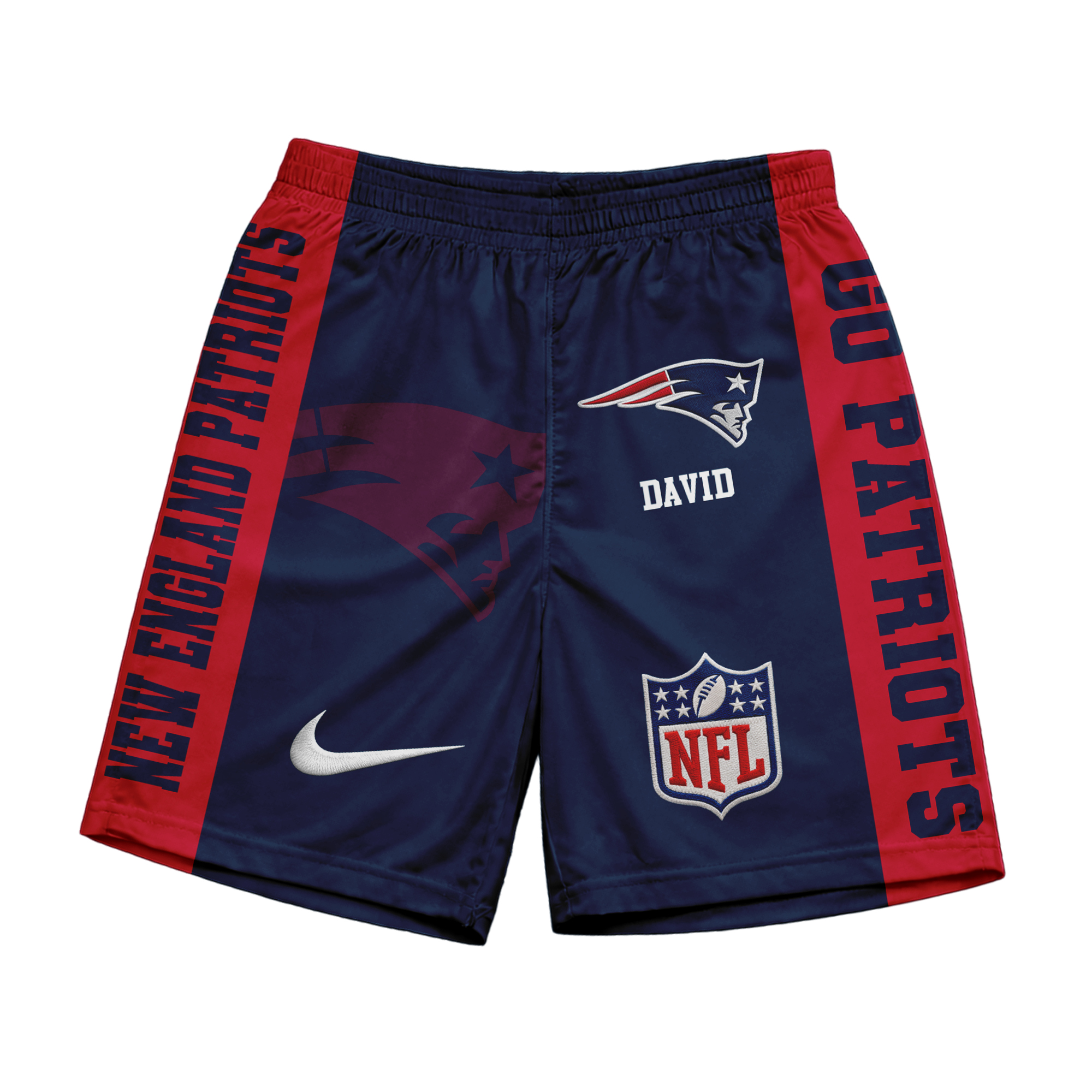 New England Patriots | Premium NFL Game Day Personalized Shorts - Image 2