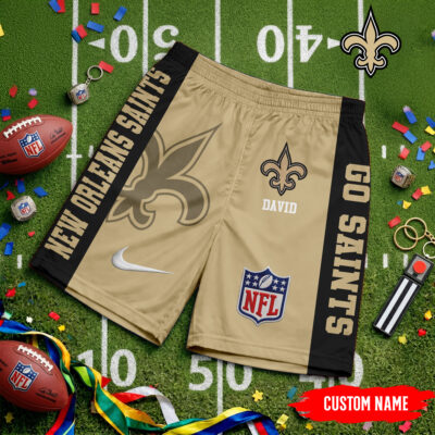 New Orleans Saints | Premium NFL Game Day Personalized Shorts - XL