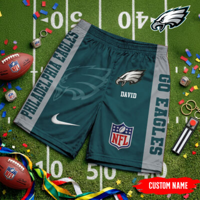 Philadelphia Eagles | Premium NFL Game Day Personalized Shorts
