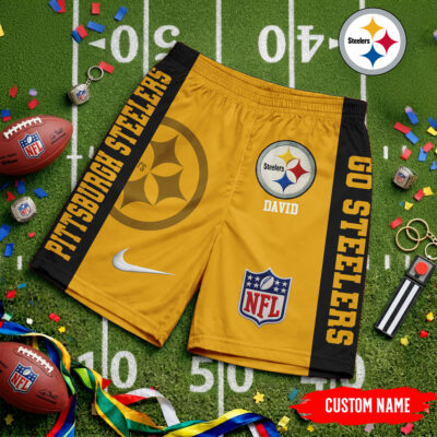 Pittsburgh Steelers | Premium NFL Game Day Personalized Shorts