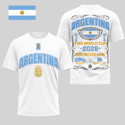Argentina | Premium WC26 Pride Passion Glory 3D Shirt