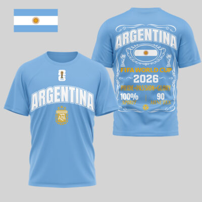 Argentina | Premium WC26 Pride Passion Glory 3D Shirt
