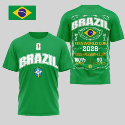Brazil | Premium WC26 Pride Passion Glory 3D Shirt