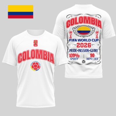 Colombia | Premium WC26 Pride Passion Glory 3D Shirt