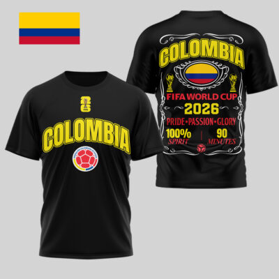 Colombia | Premium WC26 Pride Passion Glory 3D Shirt