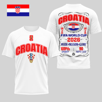 Croatia | Premium WC26 Pride Passion Glory 3D Shirt