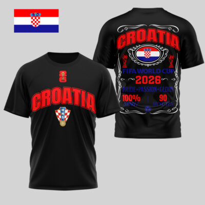 Croatia | Premium WC26 Pride Passion Glory 3D Shirt