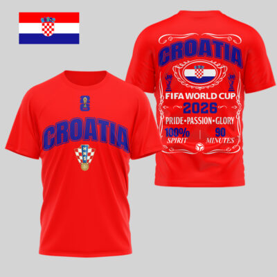 Croatia | Premium WC26 Pride Passion Glory 3D Shirt