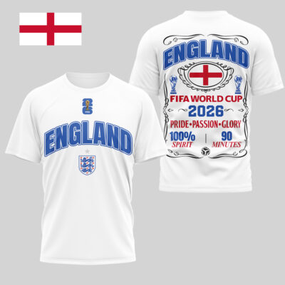 England | Premium WC26 Pride Passion Glory 3D Shirt