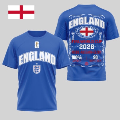 England | Premium WC26 Pride Passion Glory 3D Shirt