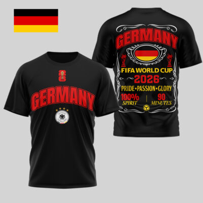 Alternative view of Germany | Premium WC26 Pride Passion Glory 3D Shirt