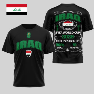 Iraq | Premium WC26 Pride Passion Glory 3D Shirt