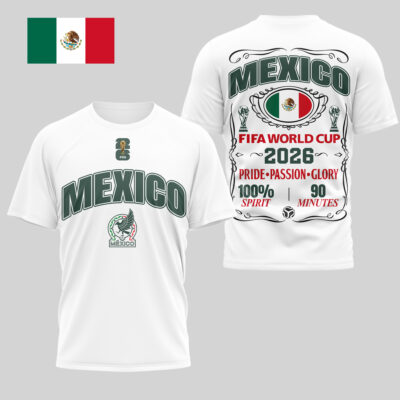 Mexico | Premium WC26 Pride Passion Glory 3D Shirt