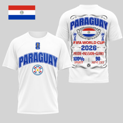 Paraguay | Premium WC26 Pride Passion Glory 3D Shirt