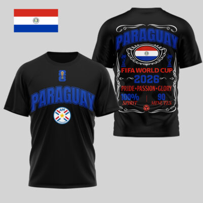Paraguay | Premium WC26 Pride Passion Glory 3D Shirt