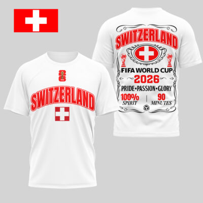 Switzerland | Premium WC26 Pride Passion Glory 3D Shirt