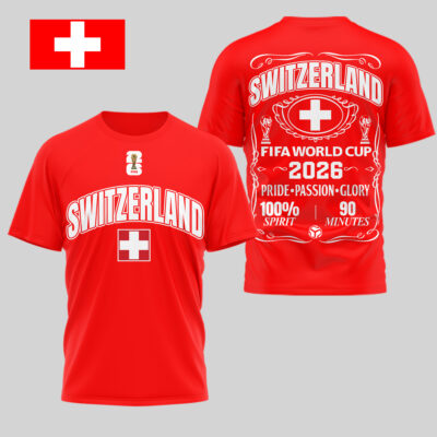 Switzerland | Premium WC26 Pride Passion Glory 3D Shirt